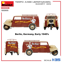 Tempo A400 Lieferwagen - Bakery Van - 1/35