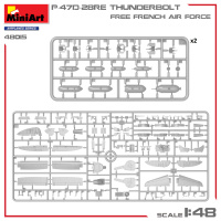 P-47D 28RE - Thunderbolt - Free French Air Force - Basic Kit - 1:48