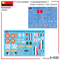 P-47D 28RE - Thunderbolt - Free French Air Force - Basic Kit - 1:48