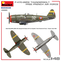 P-47D 28RE - Thunderbolt - Free French Air Force - Basic Kit - 1:48