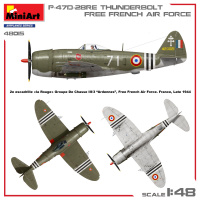 P-47D 28RE - Thunderbolt - Free French Air Force - Basic Kit - 1:48