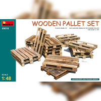 Wooden Pallet Set - 20 pcs. - 1/48