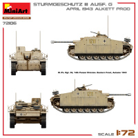 Sturmgeschütz III Ausf. G - April 1943 - Alkett Produktion - 1:72