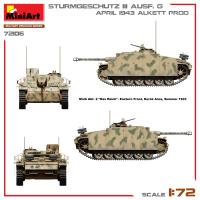 Sturmgeschütz III Ausf. G - April 1943 - Alkett Produktion - 1:72