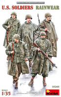 US Soldaten mit Regenbekleidung / US Soldiers - Rainwear - 1:35