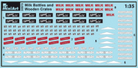 Milk Bottles & Wooden Crates - 1/35