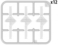 Panzersperren - 12 Stück - 1:35
