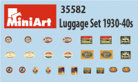 Luggage Set - 1930 - 1940s - 1/35