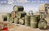 US Fuel Drums - 55. Gal - 1/35