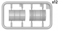 US Benzinfässer 55. Gal / US Fuel Drums - 55. Gal - 1:35