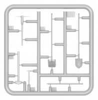 Betonmischer Set mit Baustellenzubehör - 1:35