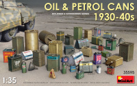 Oil & Petrol Cans 1930 - 1940s - 1/35