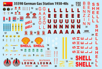 Deutsche Zapfsäulen 1930 - 1940er Jahre / German Gas Station 1930s - 1940s - 1:35