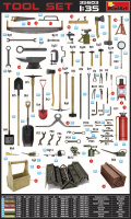 Wekzeugkasten und Werkzeuge - 1:35