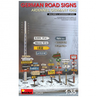 German Road Signs WWII - Ardennes - 1945 - 1/35