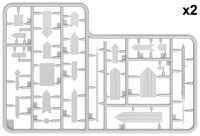 Deutsche Straßenschilder Ardennen 1945 - 1:35