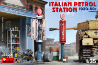 Italienische Zapfsäulen 1930 - 1940er Jahre / Italian Petrol Station 1930s - 1940s - 1:35