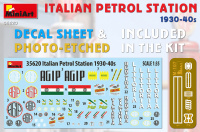 Italienische Zapfsäulen 1930 - 1940er Jahre / Italian Petrol Station 1930s - 1940s - 1:35