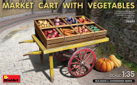 Market Cart with Vegetables - 1/35