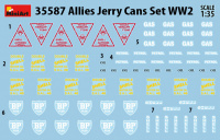 Allied Jerry Cans Set WWII - 1/35