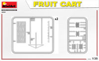 Marktkarren mit Obst / Fruit Cart - 1:35