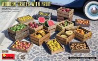 Wooden Crates with fruit - 1/35