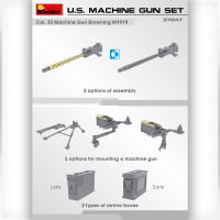 US Maschinengewehr / MG-Set - 1:35