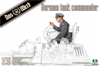 Deutscher Panzerkommandant - Figur - 1:16