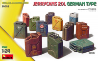 Jerrycans 20L - German Type - 1/24