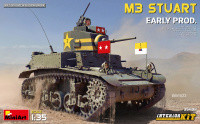 M3 Stuart - Early Production - mit Interieur - 1:35
