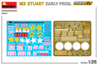 M3 Stuart - Early Production - mit Interieur - 1:35