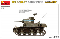 M3 Stuart - Early Production - mit Interieur - 1:35