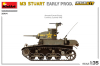 M3 Stuart - Early Production - with full interior - 1/35