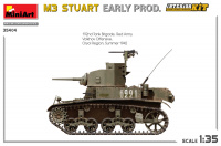 M3 Stuart - Early Production - mit Interieur - 1:35