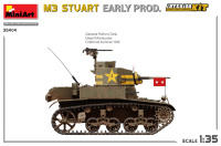 M3 Stuart - Early Production - mit Interieur - 1:35