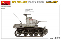 M3 Stuart - Early Production - mit Interieur - 1:35