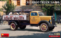 German 3t Cargo Truck - 3,6-36S - Pritsche Normal Type - 1/35