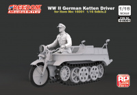 German Sd.Kfz. 2 - Kettenkraftrad - Driver Figure - 1/16