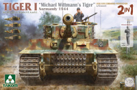 Tiger I - Big Box - 2 Bausätze + 1:16 Michael Wittmann Figur - 1:35