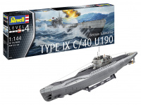 German Submarine Type IX C/40 - U-190 - 1/144