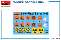 100L Kunststofffässer / Plastic Barrels - 100L - 1:24