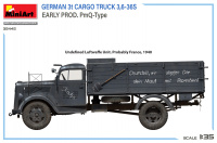 Deutscher 3t LKW 3,6-36S frühe Produktion - PmQ Typ - 1:35