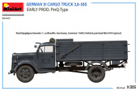 Deutscher 3t LKW 3,6-36S frühe Produktion - PmQ Typ - 1:35