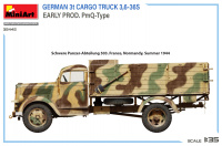 Deutscher 3t LKW 3,6-36S frühe Produktion - PmQ Typ - 1:35