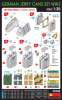 Deutsche Benzinkanister / German Jerry Cans Set - 1:35