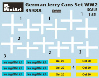 Deutsche Benzinkanister / German Jerry Cans Set - 1:35