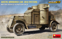 Austin Armoured Car 1918 Pattern - British Service Dunsterforce with Interior - 1:35