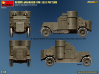 Austin Armoured Car 1918 Pattern - British Service Dunsterforce - with full interior - 1/35