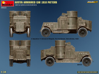 Austin Armoured Car 1918 Pattern - British Service Dunsterforce - with full interior - 1/35