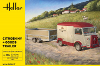 Citroen HY + PKW Anhänger / Goods Trailer - 1:24